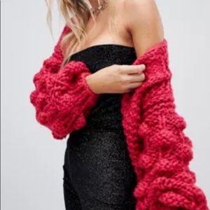 Missguided bobble cardigan Sz M